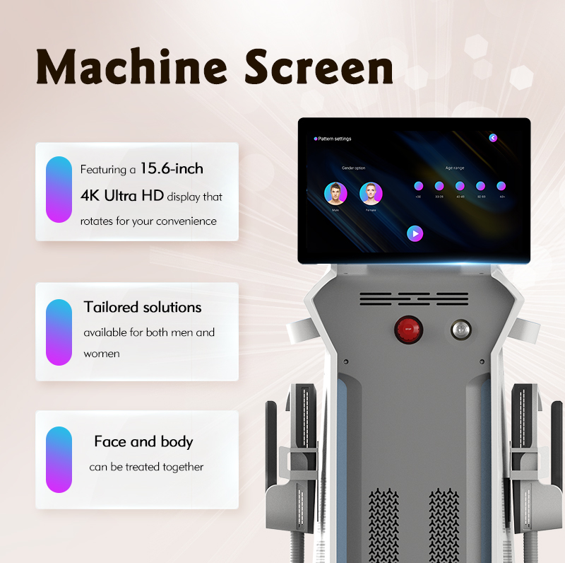EMS weight loss machine HIEMT Sculpt body slimming EMT wrinkle removal anti-aging beauty equipment detailed user manual