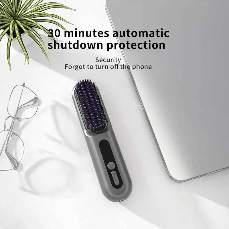 Wireless intelligent temperature control plasma straightening comb straightener 9-speed intelligent temperature control W240904