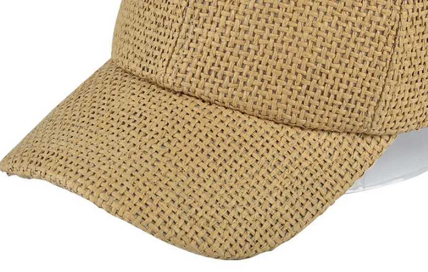 2020 New Straw Hat Baseball Snap Cap Adjustable Crown Bone Gorilla Mens Casual Dad Hat Breathable Cool Hat W240903