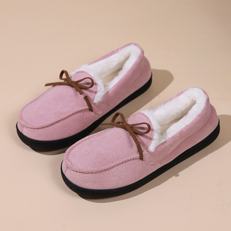 Warm Casual Flats New Winter Slip on Indoor Home Soft Flat Bottom Women Outdoor Cotton Padded Shoes c497 Cott 182b