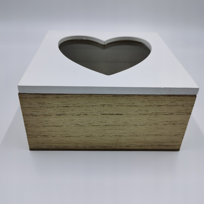 Romantic Jewelry Display Case Featuring a Lovely Heart Shape Perfect for Storing Precious Gemstones & Trinkets
