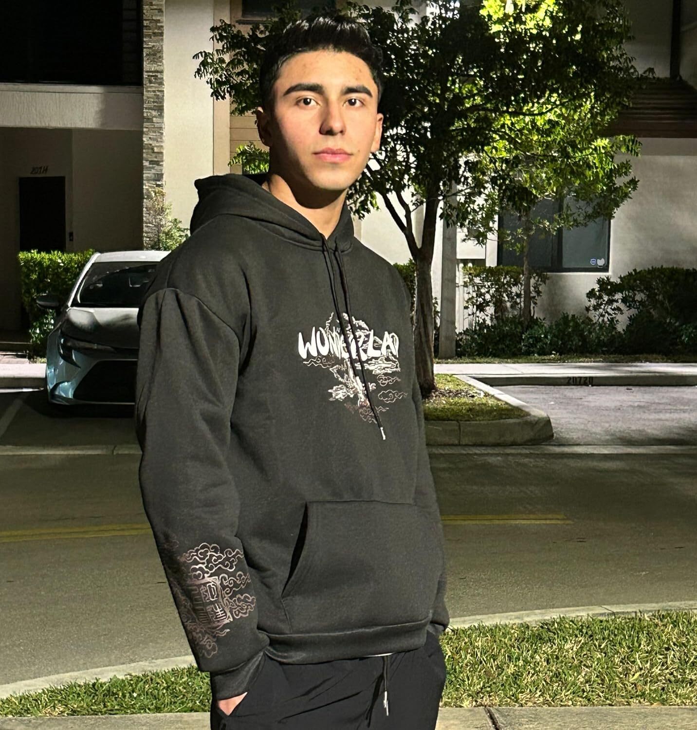 Hoodie for Mens Womens Aesthetic Japanese Sakura Hoodie, Y2K Anime Harajuku Cloth Korean Hooded Long Sleeve Sweatshirt for Winter Fall Graphic Hoodies