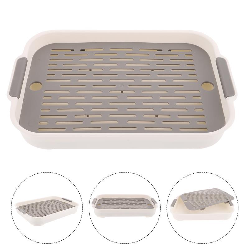 Rabbit Litter Box Small Pet Toilet Tray Bunnies Corner Toilet Box For Ferret Hamster Dragon Cat Guinea Pig Pig Supplies