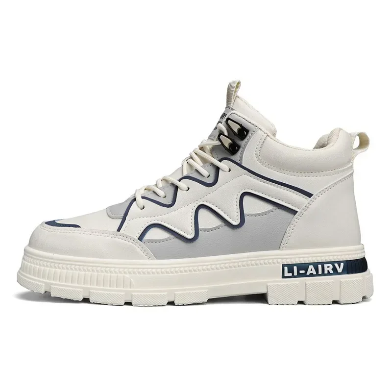 Fashion 2025 Ankle for Men Flats Casual Shoes Winter Warm Sneakers Water Proof Men's Short Boots 4482 's