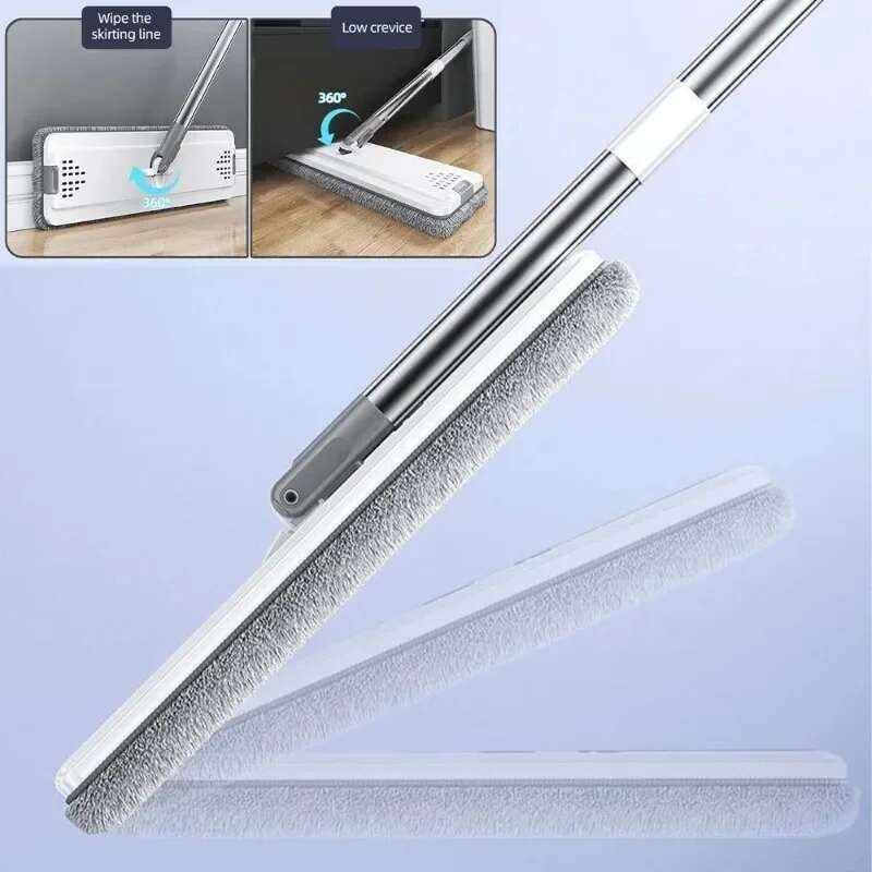 or Magic Flat Squeeze with Bucket Hand Free Lazy Microfiber 360 Rotating Self-Wringing Mop House Cleaning