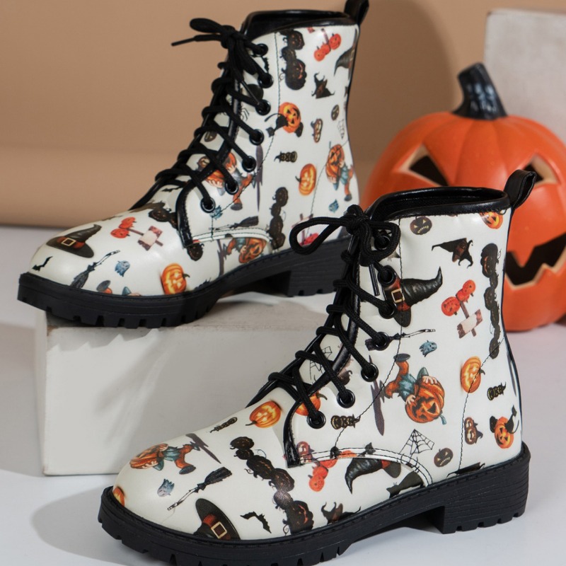 2024 Winter New Solid Color Side Zipper High Top Sports Shoes Fashion Women's Ankle Boots Adult 8bea