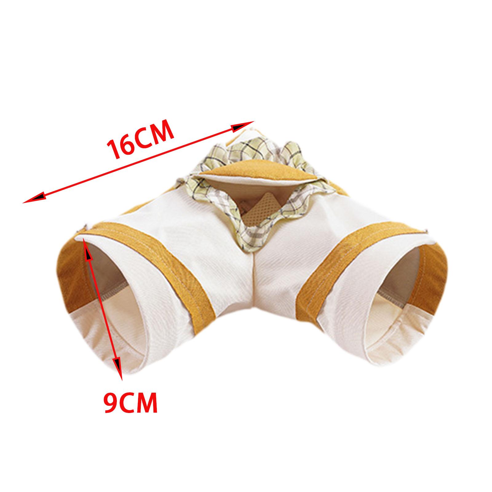 Guinea Pig Tunnel Hamster Hideout Habitat Breathable Entertainment Bedding Toy for Chinchilla, Ferret, Mice, Small Pets