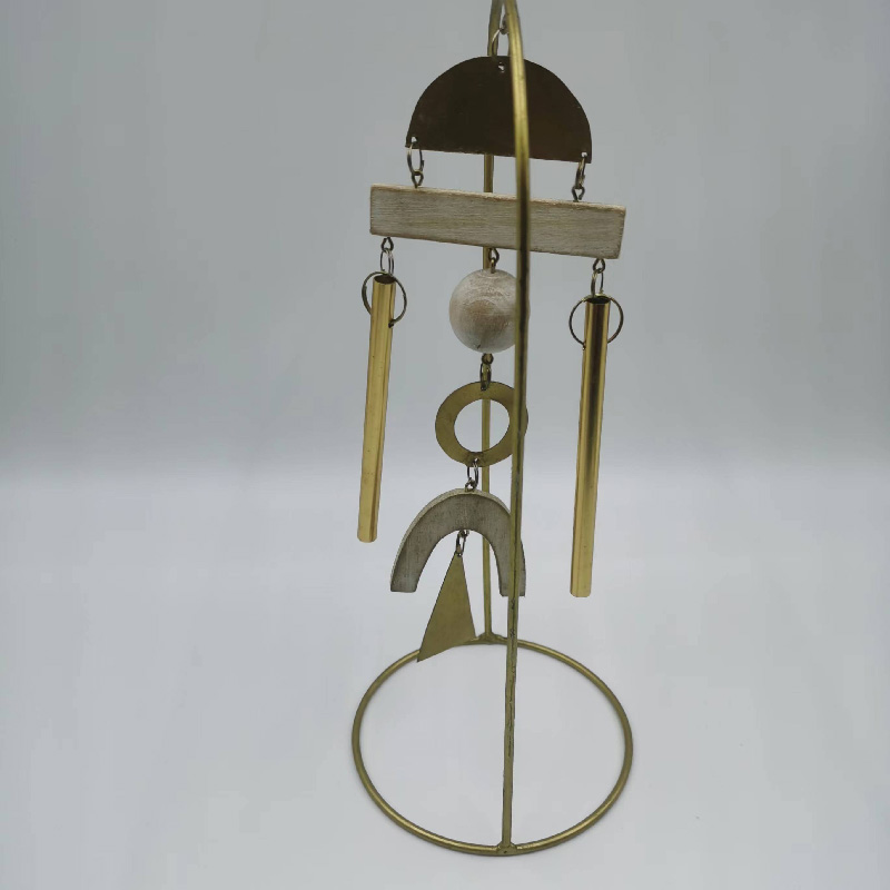 Elegant Gold-Plated Wind Chimes for Home Decoration