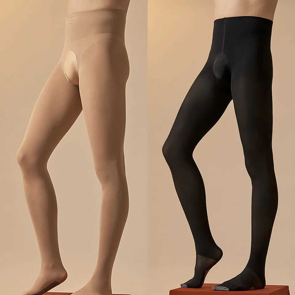 Fashionable and comfortable mens underwear sports pants Baselayer bottom breathable pantyhose hot pants W240903