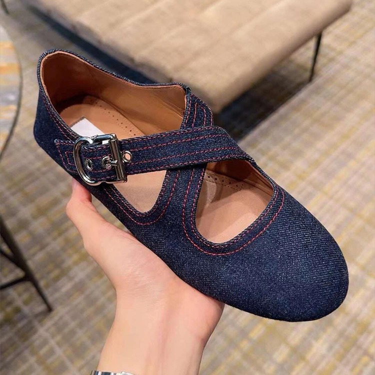 4da5e Flat Platform Denim Women Mary Janes Shoes Big Casual Round Toe Sneakers Cute All Match Fashion New Coming Brand Loafers dh5684029