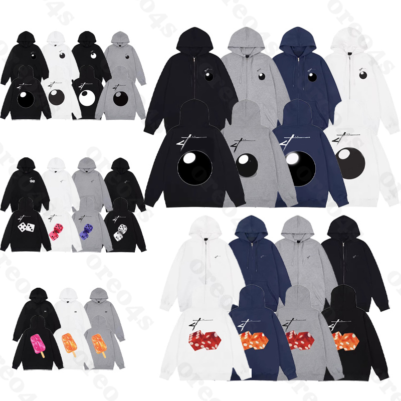 Mens hoodie designer tracksuit sweatshirts fashion clothing cotton long sleeve zip up letter hip hop Skateboard high quality loose womens clothing