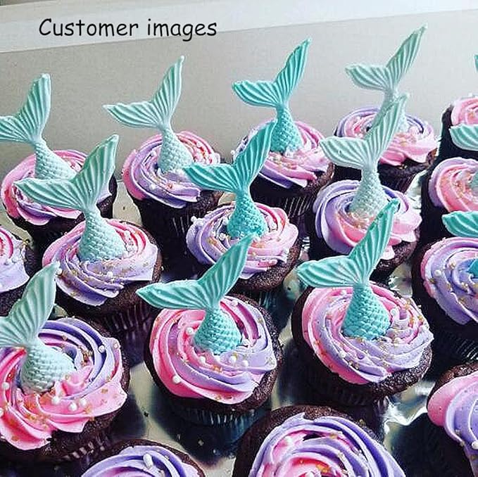 Mermaid Cake Mold Silicone Molds Mermaids Tail Mold for Fondant Moulds 1221841