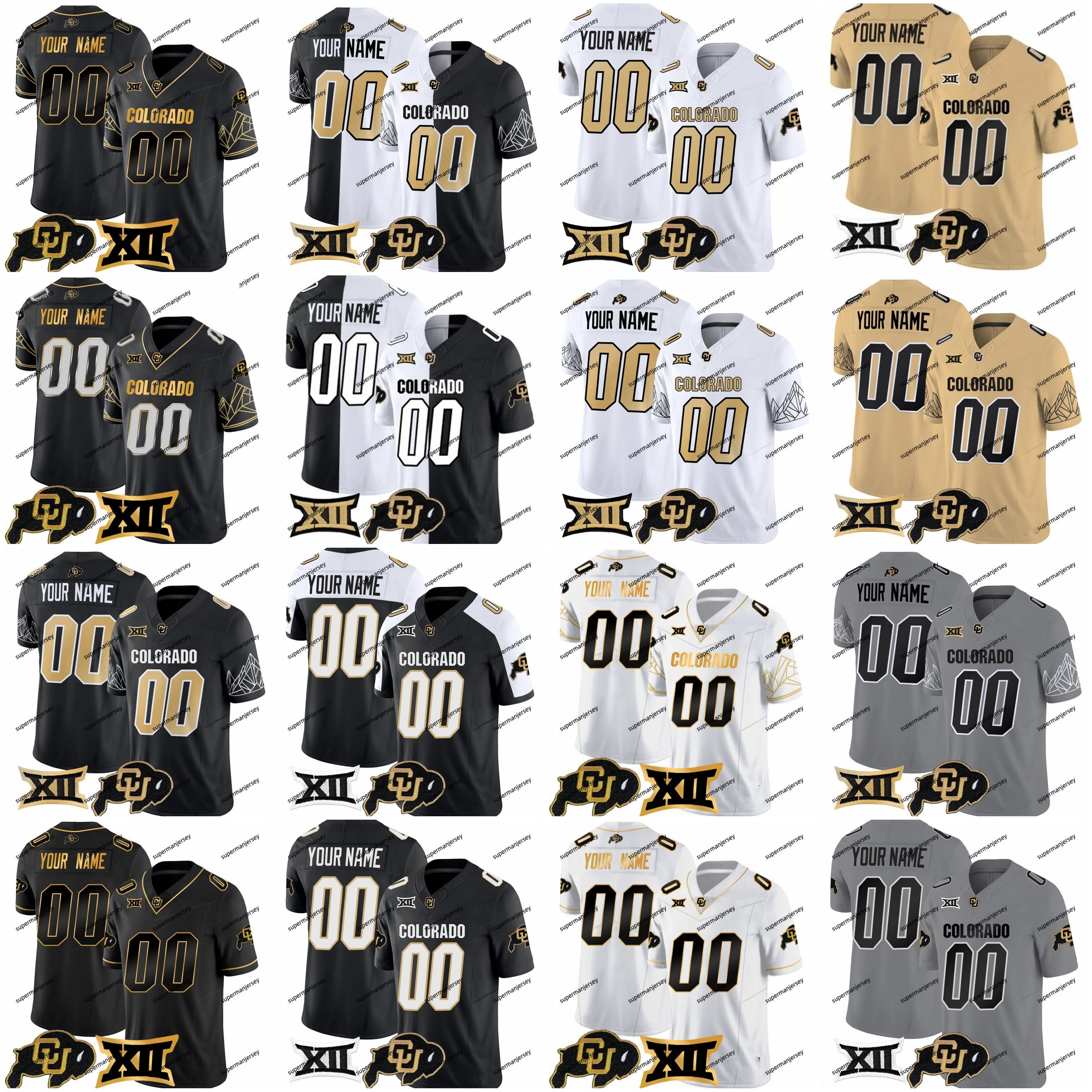 Colorado Buffaloes Football Jersey 2024 - All Stitched Breathable Sports Apparel Red