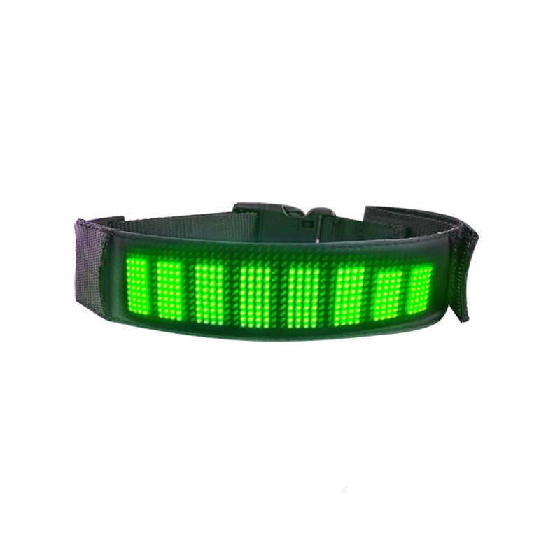 Dog Collars Digital Message Led Screen Dog Collar - Interactive Customizable Light Show Accessory Night trip outdoors interaction shine dhgate Free se