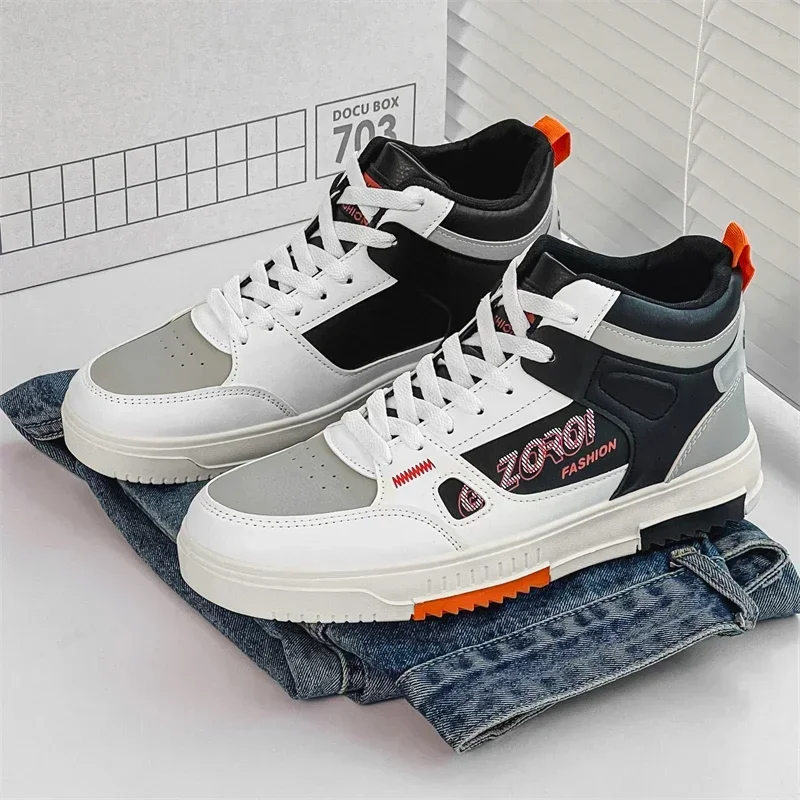 2025 new Casual Sneakers Lightweight Pu Leather Breathable Shoe Mens White Sports Tenis Shoes Men Flats atillas Hombre 4af7 s