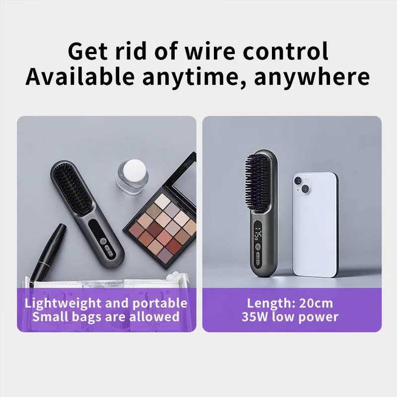 Wireless intelligent temperature control plasma straightening comb straightener 9-speed intelligent temperature control W240904
