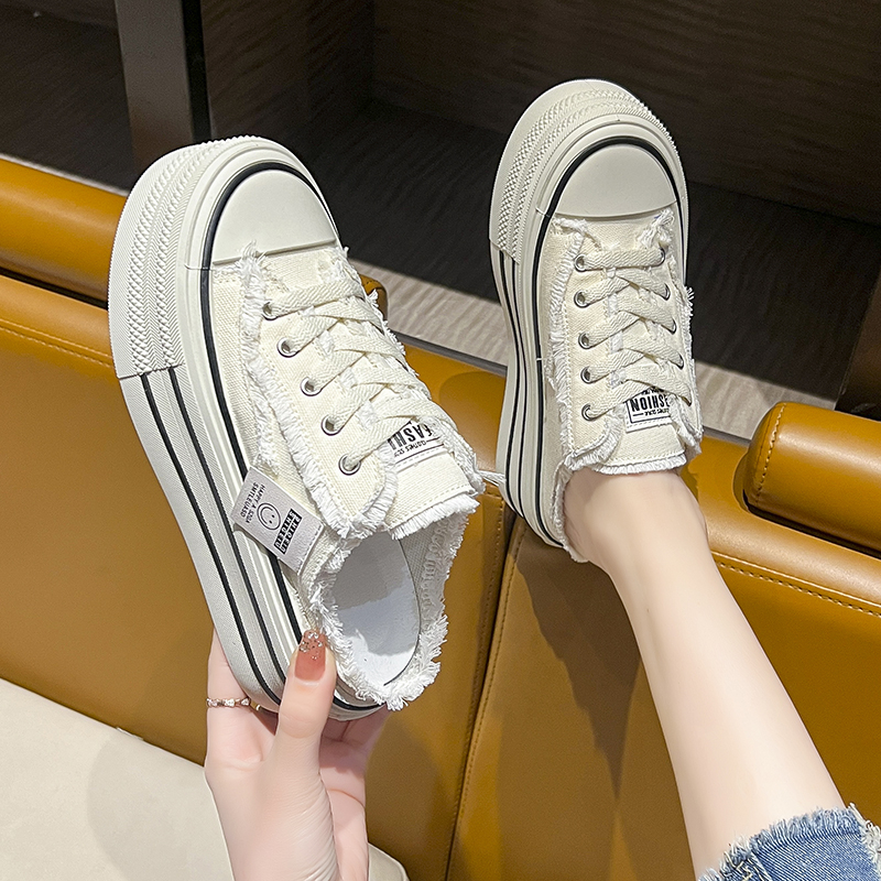 2024 Summer Thick Slides Platform Women's Slippers and Ladies Sandals Height Shoes Mules Outside Waterproof Normal New Fashion 541f Sals