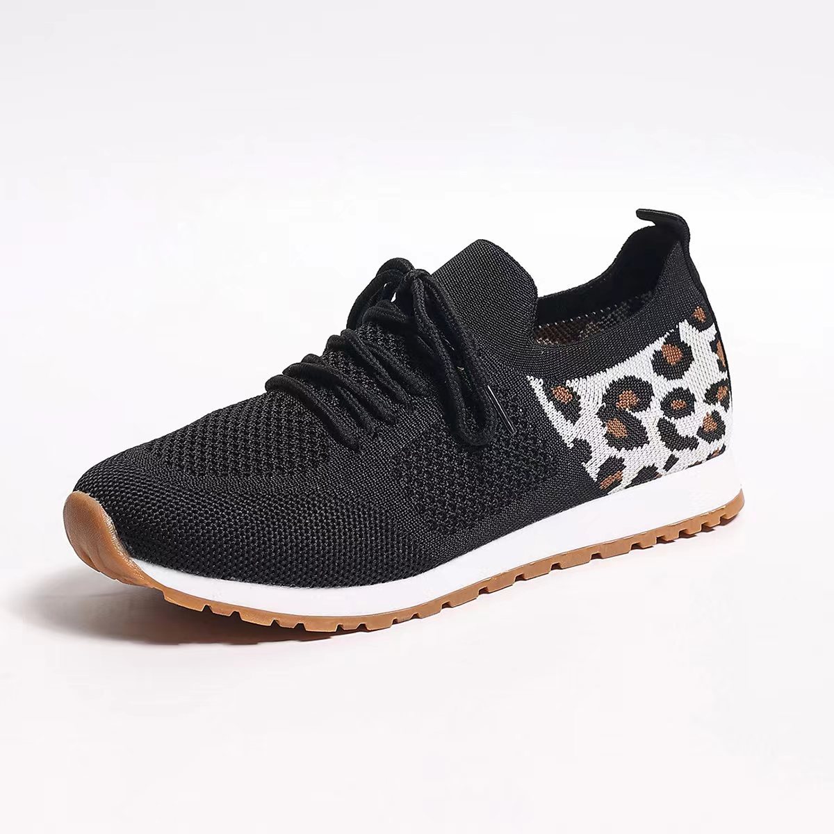 2024 Summer New Large Size Womens Casual Shoes Solid Color Wedge Heel Comfortable Breathable Insole