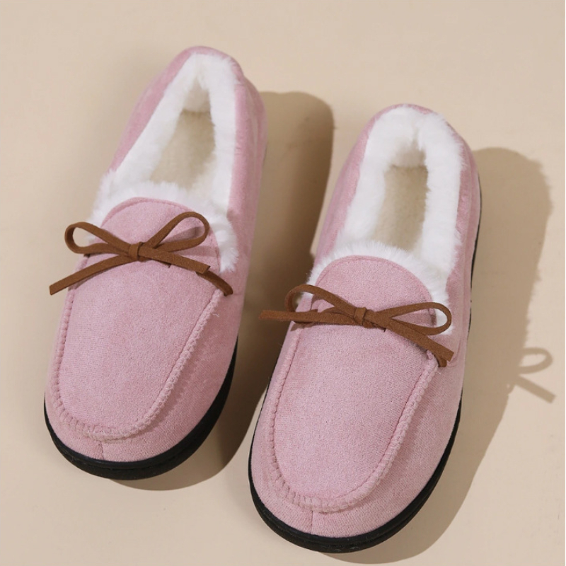 Warm Casual Flats New Winter Slip on Indoor Home Soft Flat Bottom Women Outdoor Cotton Padded Shoes c497 Cott 182b