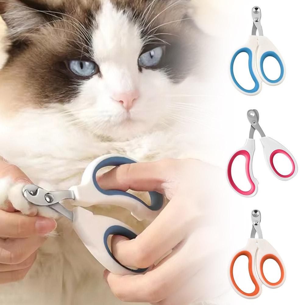 Professional Cat Nail Clippers for Small Cat Dog Stainless Steel Puppy Claws Cutter Pet Nail Grooming Clippers Trimmer