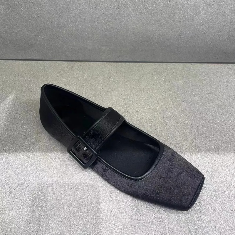 Jane Mary Flats Shoes for Women Trend ral Loafers Ballet Flat Designer Elegant Dress Comfortable Ladies Footwear 6291 Comtable