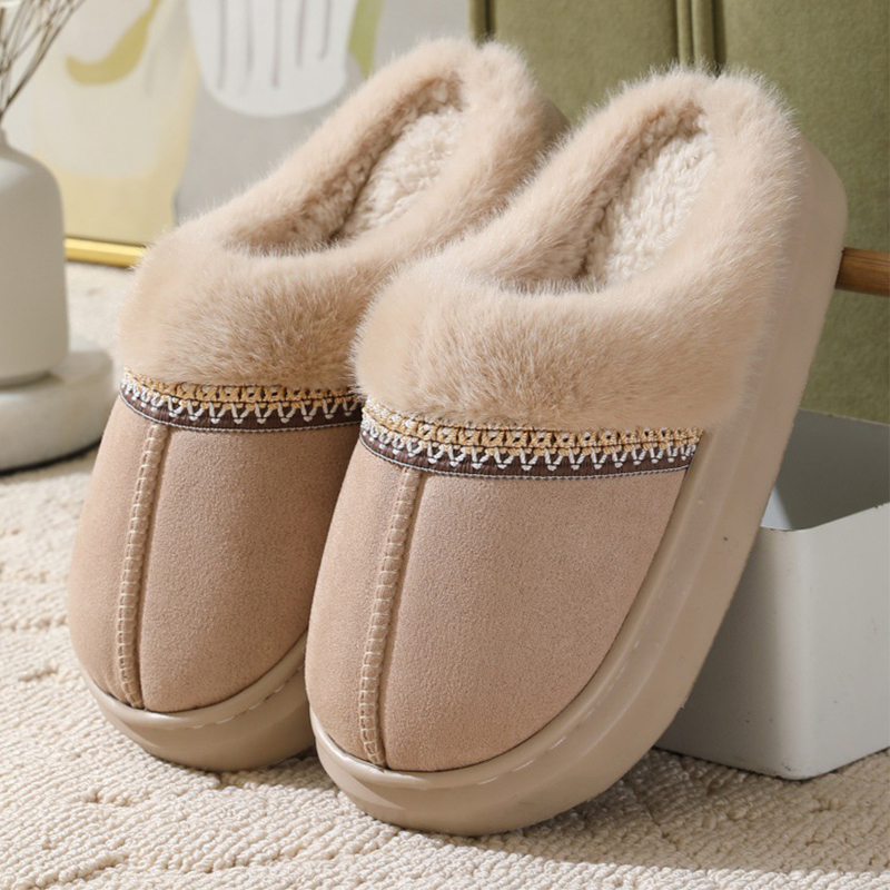 Fuzzy Women's Memory Foam Fluffy Winter House Shoes Indoor and Outdoor Lovers Warm New Slippers with Good Wrapping 5579