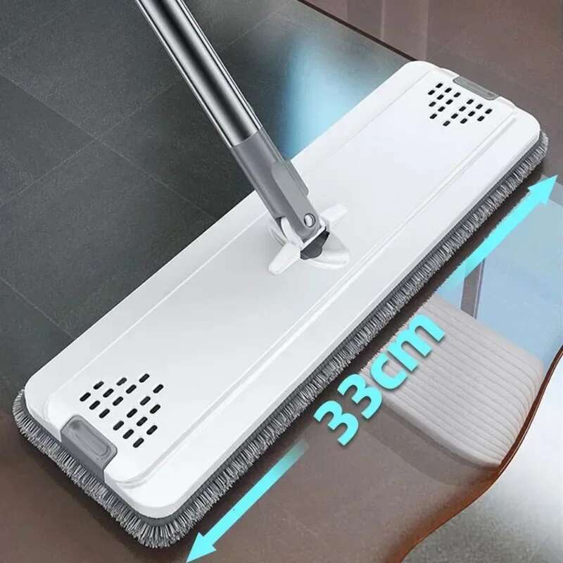 or Magic Flat Squeeze with Bucket Hand Free Lazy Microfiber 360 Rotating Self-Wringing Mop House Cleaning