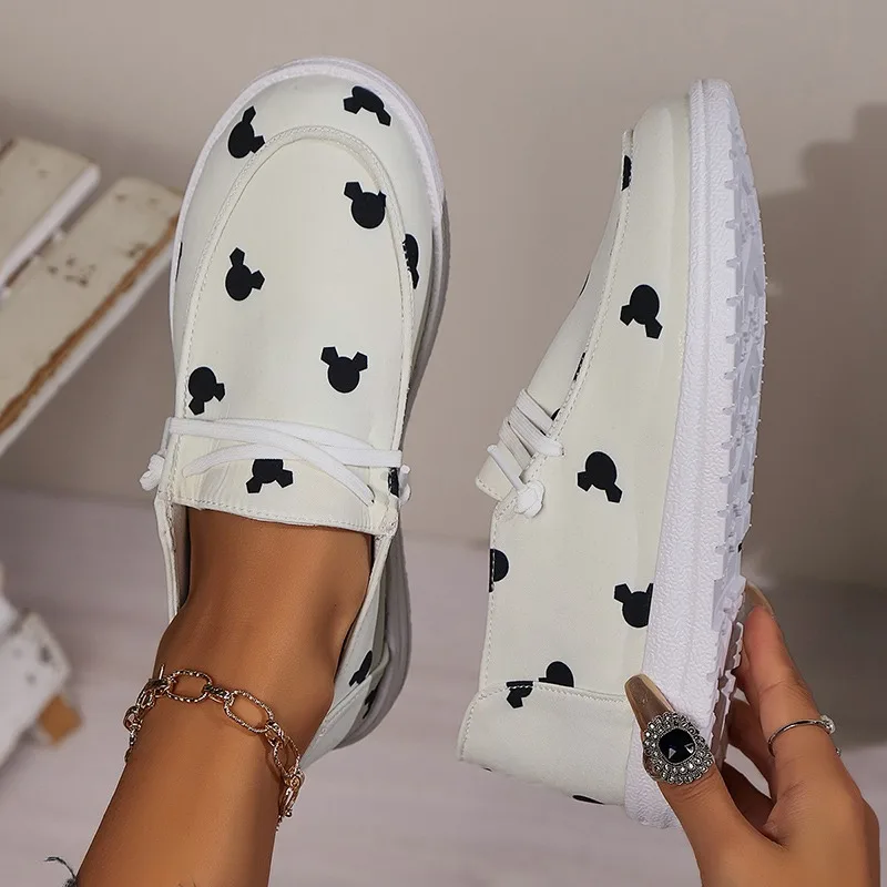 Spring and Autumn 2024 New Fashion Women's Vulcanized Sports Shoes Women's Casual Flat Shoes Women's Fashion Shoes