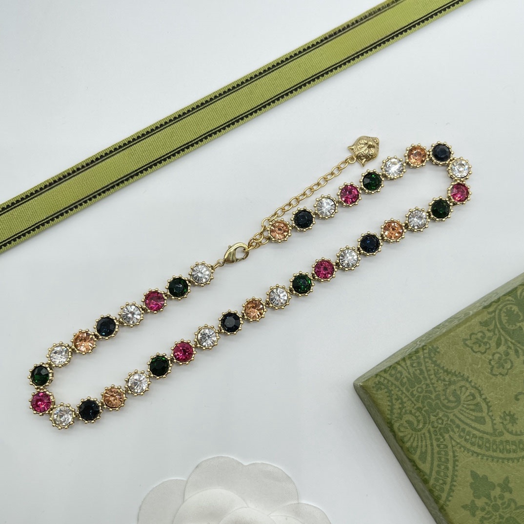 Designer Necklace Women Designer Choker Necklace Simple Pendant Necklace Copper Luxury gift Brand jewelry Wholesale