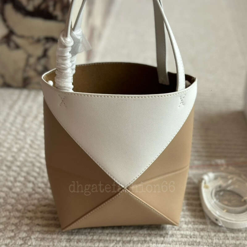 2024 New Deformable Women's Bag Puzzle Folding Women's Shoulder Bag Fashionable soft leather large capacity shopping bags