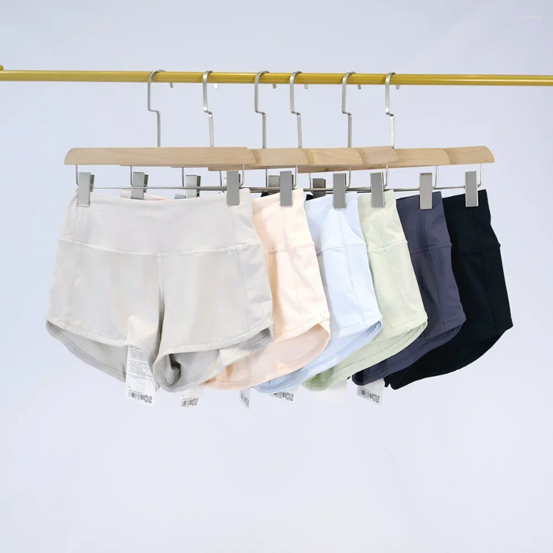 Active Shorts Speed Up 2.5inch Women's Sports Cycling High Waist Loose Pants Gym Sportswear Yoga Clothes