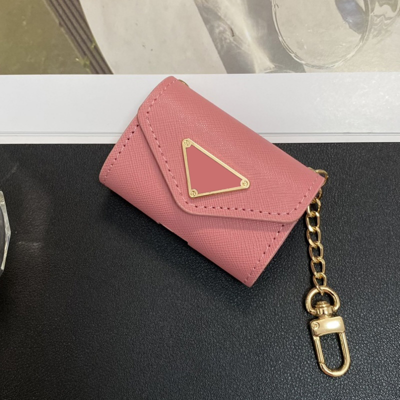 Fashion Designer Earphone Cases Headset Accessories for AirPods pro 1 2 with Samsung Hawei Luxury Premium Letters Protection Package Hook Earphone bag