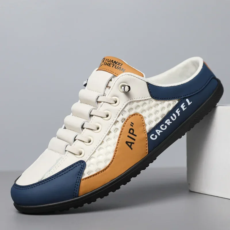 Men's Fashion Soft-soled Half Slippers Summer Men Trendy Bottom Casual Soft Sole Support Shoes Sneakers atos De Hombre d140
