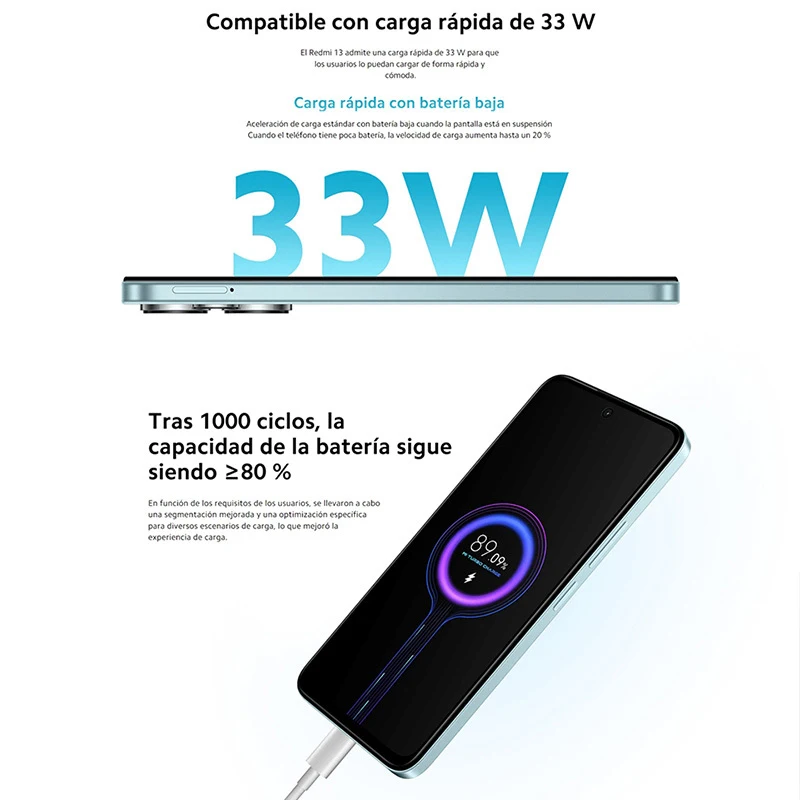 Global Version Xiaomi Redmi 13 NFC Smartphone 108MP super clear camera MediaTek Helio G91 Ultra 33W fast charging 5030mAh Handy