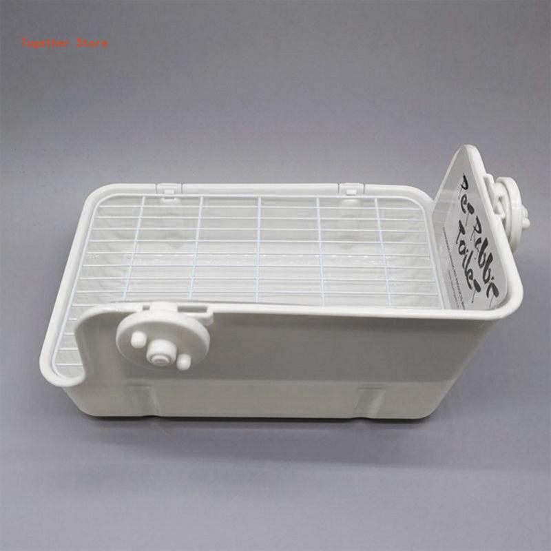 Potty Trainer Corner Litter Box Pet Pan Bedding for Small Animal Rabbit Hamster Ferret Gerbil Chinchilla 6XDD