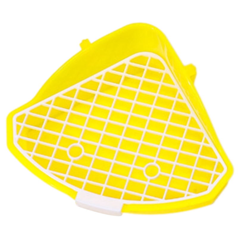Hamster Litter Box Potty Training Toilet Pet Cage Pan Litter Bedding Box Anti-Spill Rabbit Toilet Tray for Small Animals 090C