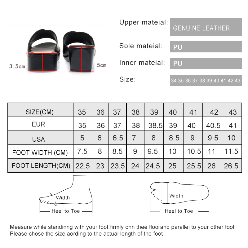 2025 NEW Sandals AIYUQI Genuine Leather Summer New Open toe Shoes Slippers Big size Mom Wedge Women Slides fa