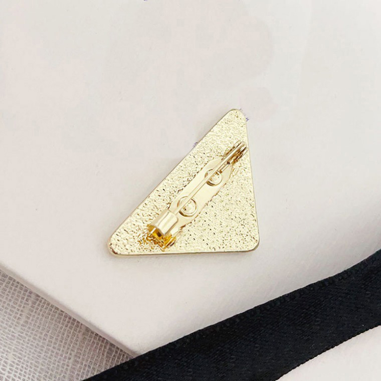 chic ladies geometryinspired gold plated jewelry piece durable stylish steel brooch accessory