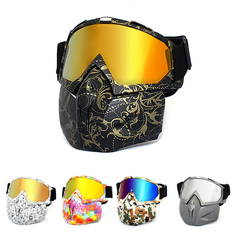 Off road motorcycle outdoor riding glasses sports windproof sand bike men's and women's face mask goggles