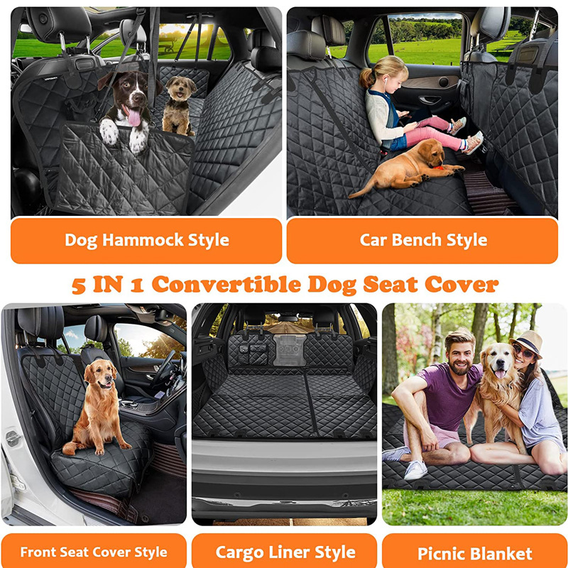 Pet Car Waterproof Cushion Car Rear Seat Removable Car Seat Cushion Suitable for Many Models Anti-fouling Car Cushion