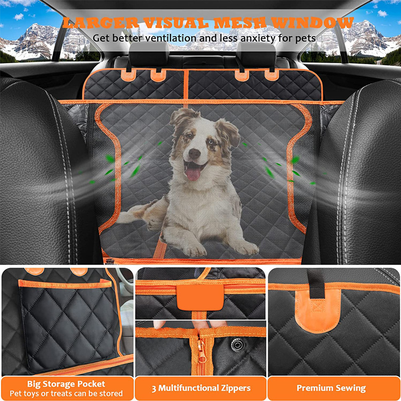 Pet Car Waterproof Cushion Car Rear Seat Removable Car Seat Cushion Suitable for Many Models Anti-fouling Car Cushion