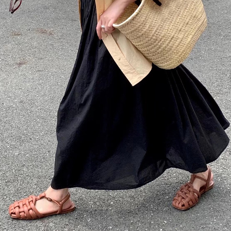 Women's sandals casual 2024 new summer versatile fashion Roman comfortable flat bottomed vacation beach shoes zhanyishengli