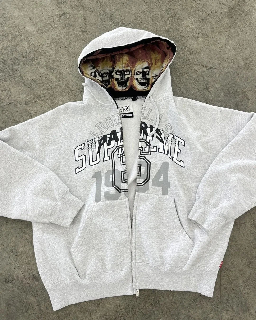 American Retro Letter Printed Devil Pattern Hoodie Y2k Harajuku Casual Couple Zipper Hoodies Sweatshirt Fashion Street Clothing 240903