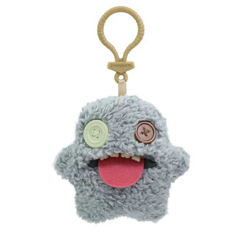 Original Fuggler Big Tooth Monster Pendant Mill Sasquoish Keya Treasure Ugly Cute Doll Bag Plush Keychain Pendant Toy GiftW240903