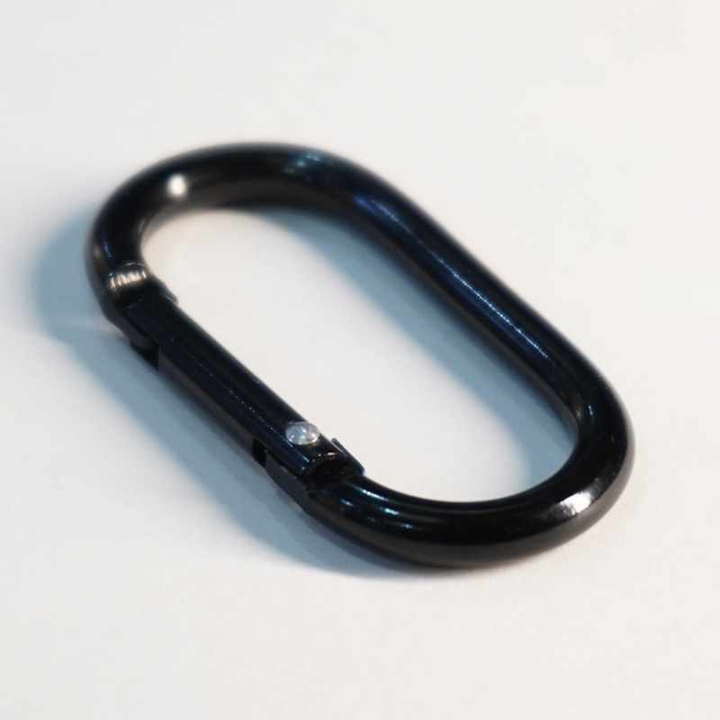 Heavy-Duty Aluminum Climbing Carabiner with Secure Locking Mechanism