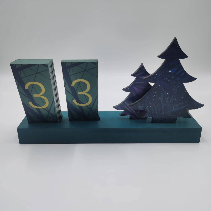 Christmas Design Desk Calendar - Stylish Time Management Tool for Holiday Planning