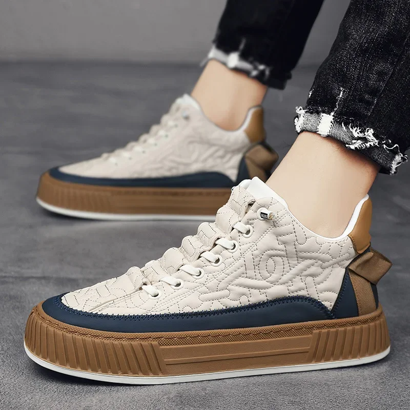 2025 NEW Sneakers Chunky Lightweight Brand for Comfortable Platform Men Sports Shoes Tenis Mascuo e f Comtable Platm
