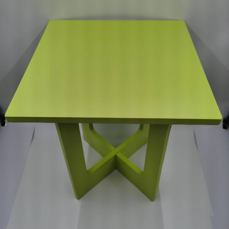 Versatile Small Green Stool-Coffee Table Combo for Home Decor