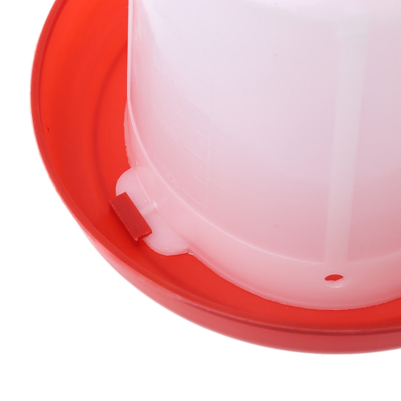 2.5L Hanging Poultry Waterer Feeder with Carrying Handle for Baby Chicken Birds Large Capacity for Pet Bird Poultry Feeder Pet