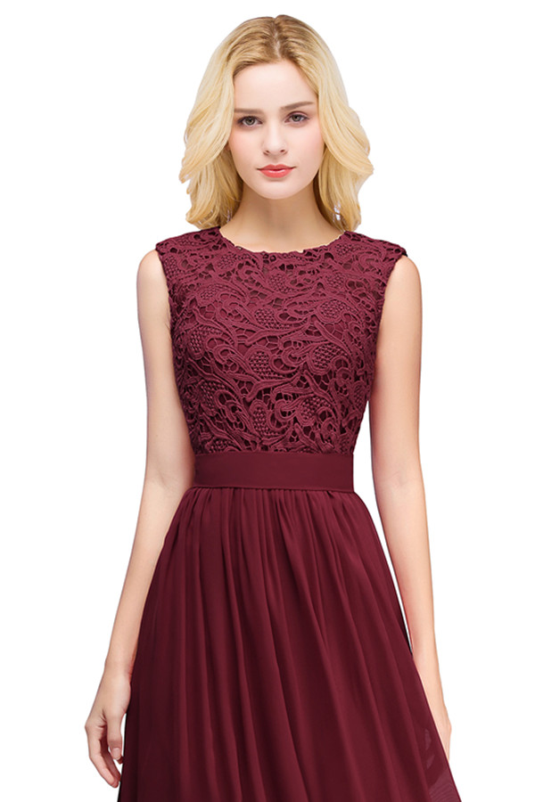 Pink Lace Patchwork Bridesmaid Dresses Vintage Long Gown Size Wedding Party Dress Cps489 0220